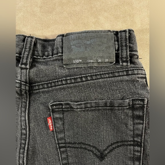 Levi’s 510 Skinny Black Jeans Size 12 - Picture 5 of 8